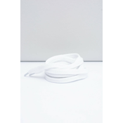 Corbby White Flat Laces