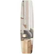 HOMCOM HOMCOM stensko ogledalo steklo, MDF 160D x 40Š x 3V cm zlato, (5000242294)