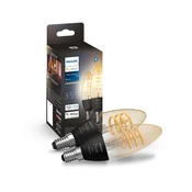 Filament žarnice E14, 5 W v kompletu 2 ks White ambiance – Philips Hue