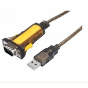 E-GREEN USB 2.0 tip A (M) - RS-232 (M) sa kablom 1.5m adapter