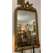 Casa Padrino baroque mirror gold - Baroque style mirror with decorations - Rectangular baroque style wall mirror - Baroque cloakroom mirror - Baroque style furniture - Baroque furniture