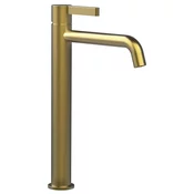 ICONIC washbasin mixer, high, gold matt - Zlata mat barva - Sapho - ICONIC - 72 - Medeninasti - Vzvod - Krožni - 45 - 309 - 14