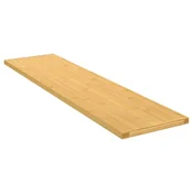 Vidaxl Stenska polica 80x20x1,5 cm bambus