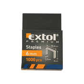 Sponke EXTOL, pakiranje 1000 kosov, 6 mm, 10,6 x 0,52 x 1,2 mm 8852201