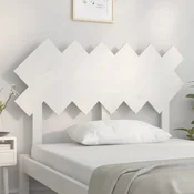 Vidaxl vidaXL Vzglavje postelje belo 122,5x3x80,5 cm masivni borov les