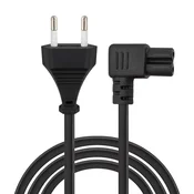 SAVIO Napajalni kabel C7 (kotni), 5m, 2-pinski