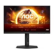 Monitor 23.8 AOC 24G4X IPS 1920x1080/180Hz/0.5ms/2xHDMI/DP/pivot/zvucnici