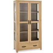 Vitrina JUNGEN 2 vrata 1 fioka topao hrast boja