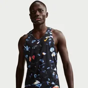 Nike AeroSwift Glam Mens Dri-FIT ADV Running Singlet Black/ Laser Orange M