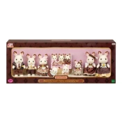 Sylvanian family Velika družina čokoladnih zajčkov, set ob 40. obletnici
