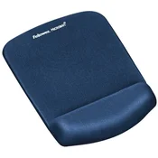 Podloga za miško in zapestje Fellowes PlushTouch, modra