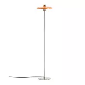 Oranžna stoječa svetilka s kovinskim senčilom (višina 130 cm) Nuvira – Kave Home