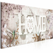 Slika - Home and Hummingbirds (1 Part) Beige Narrow 135x45