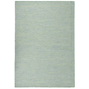 vidaXL Zunanja preproga ploščato tkanje 160x230 cm turkizna