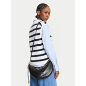 Tommy Hilfiger Ročna torba Moon Leather Crossover AW0AW17467 Črna