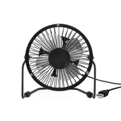 Kikkerland US143-BK-EU crni, 15 cm, USB stolni ventilator