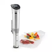 Klarstein Quickstick Flex, Sous-Vide kuhalo, 1300 W, 3D cirkulacija, IPX7, timer, 0 - 95 °C, srebrna boja