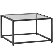 Homestar Stranska miza kvadratna 68x68x39 cm črna