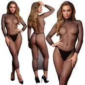 HOT Seksi maksi obleka Le Désir 67, mrežast izrez, pulover z dolgimi rokavi! XS/XL