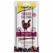 GimCat Superfood Duo-Sticks s piletinom i šumskim vocem - 3 x 3 štapica (45 g)