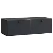 TV ormar za zid 98 x 41 x 30 cm Crna Konstruirano drvo Zidne