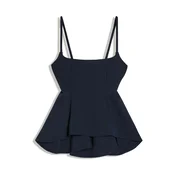 Bershka Top nočno modra