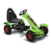 shumee Športni pedalni gokart F618, pnevmatska kolesa, obremenitev 50 kg, zelene barve