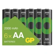 GP ReCyko Pro HR6 (AA) punjiva baterija, 2000 mAh, 6 komada