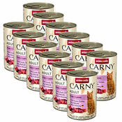 Animonda CARNY Cat Adult puran in jagnjetina 12x400 g