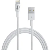 Sign Lightning kabel za iPhone / iPad, MFi certificiran, 2.4A, 12W, 1m - bel