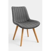 Trpezarijska stolica c-413 linea wood siva ( 0000503 )