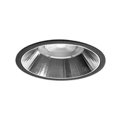 BRUMBERG Apollo Mega brušen, okrogel, DALI, 3.500K, črn - Dnevna soba/jedilnica - Sodobni - črna - Aluminij