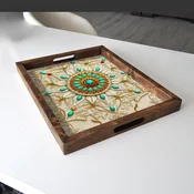 Aberto Design Poslužavnik REF003 48 x 38 x 4 cm, Šareni