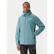 adidas Vodootporna jakna Terrex Multi 2L RAIN.RDY JL9774 Zelena Regular Fit