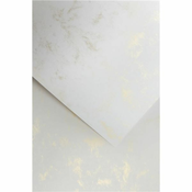Okrasni papir A4 Marmor - 220 g, zlata barva, 20 listov