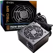 EVGA Napajanje 750W 80+ Bronze  100-BR-0750-K2