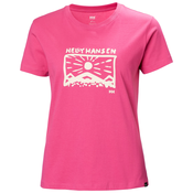 Dámské tricko Helly Hansen  F2F Organic Cotton T-Shirt Cascadia Pink