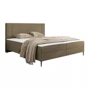Boxspring krevet Providence 200 (Polo 875) Bracni, Boxspring, Smeda, 140x200, Tkanina, Dostupno, 141x208x104cm