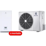 ELECTROLUX toplotna črpalka z montažo split 8kW, EMHP-8V/N8 + EHB-100/N8