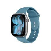 shumee Crong Liquid - pašček za Apple Watch 38/40/41/42 mm (modro moder)