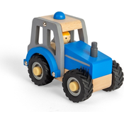 Bigjigs Toys Traktor modre barve