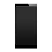 ELEKTRO SMART DESIGN LINE mehanicki modul 1/2 za izmjenicni prekidac, crni DL-86-1/21G2W-BK-plain
