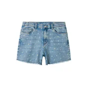 NAME IT Kavbojke NKFROSE  modra / moder denim / pastelno rumena / meta