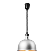 Žarulja za grijanje - srebrna - 28.5 x 28.5 x 29 cm - Royal Catering - Željezo - podesiva visina