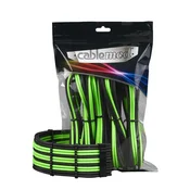 Cablemod CM-PCAB-BKIT-NKKLG-3PK-R napajalni kabel, komplet 3 kos, zeleno/črn
