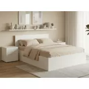 Ljubki dom Postelja SOFIA 140 x 200 cm, bela Posteljno dno: Lamelno posteljno dno, Vzmetnica: Vzmetnica Somnia 17 cm