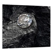 shumee STEKLENA PLOŠČA ZA KUHINJO 65x60 Diamond