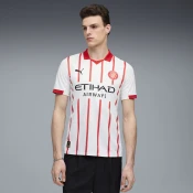 Mens Puma Girona FC 25/26 Home Jersey, White, Size S, Clothing