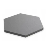 Akustični panel Hexagon 50 x 50 cm, debelina 3 cm, temno siva barva