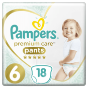 Pampers plenice Premium Pants S6, 18 kosov